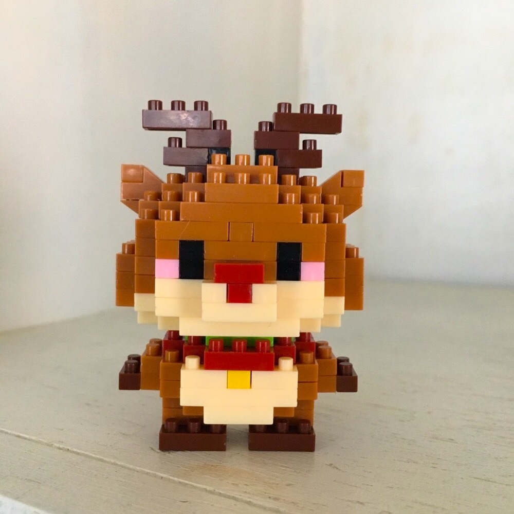 LP Cute Mini Building Blocks Animal Collectible Figurine ASSEMBLED | DEER